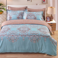 3pcs Elegant Printing Bedding Sets Bedding Pillowcases Quilt Cover Set Twin Queen King