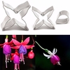 3PCS Flower Shape Chocolate Cookie Cutters Candy Biscuit Jelly Baking Tool Cake Mold