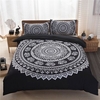 3PCS Indian Mandala Hippie Polyester King Size Bedding Pillowcases Quilt Cover Set