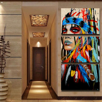 3Pcs Modern Abstract Canvas Painting Frameless