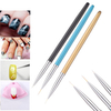 3Pcs/Kit Nail Art Paint Brush Manicure Nylon Hair Polish Gel Design Liner Dotting Drawing Pen