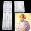 3Pcs/Set 3D Woman Human Figure Cake Fondant Mold Family Set Human Body Mould Baking Decorating Tools