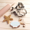 3Pcs/Set Ocean Theme Cookies Fondant Mold Sea Star Shells Sea Horse Mould Chocolate Cake Cutter