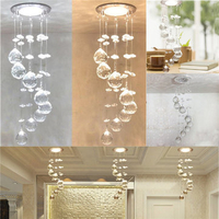 3W LED Crystal Ceiling Light Small Chandelier Ceiling Lamp Pendant Light Hallway Home Decor
