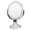 3X Magnifying Clear Acrylic Mirror Organizer Rotatable Double-Sided Desktop Stand Glass Makeup Tools