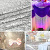 3X5FT Silver Sequin Photo Backdrop Wedding Photo Booth Photography Background