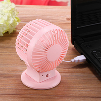 4 Colors Mini USB Desk Fan Mute Office Blower Double Side Fan Blades Creative Smart Home Appliances