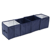 4 Grid Collapsible Foldable Car Trunk Boot Storage Organizer With 2 Cooler Bags