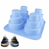 4 Holes Silicone Cake Fondant Mold 3 Layers Mousse Dessert Mold DIY Bakeware