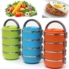 4 Layers Portable Stainless Steel Bento Lunch Box
