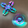 4 Point Rainbow Aluminum Fidget Hand Spinner Finger Toy EDC Focus Kids Adult