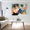 40*50cm DIY Frameless Canvas By Number Home Decoration Beauty Bride Wall Art