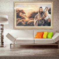 40*50CM Frameless Elegant Arylic Paint By Number Kit God