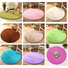 40cm Pure Colour Soft Round Shaggy Mat Home Floor Plush Carpet Bath Rug