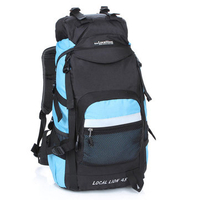 40L Large Capacity Outdoor Travel Backpack Waterproof Nylon Backpack For Women Men