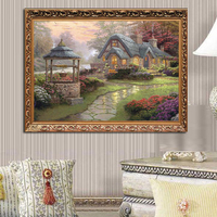 40x30cm Resin Rhinestone Cross-stitch Fantastic Garden Diamond Painting Kits