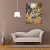 40X50cm Plaid Beyond the Gate Paint by Number Kit Canvas Oil Painting DIY Paint By Numbers