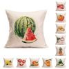 45x45cm Creative Fruit Vegetable Pattern Linen Pillow Cases Home Decor Pillow Cover Supplies