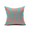 45x45cm Double-sided Printing Cushion Cover Wave Curve Cotton Velvet Pillow Case Home Car Decor