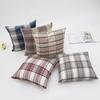 45x45CM European Style Stripe Pattern Flax Pillow Case Home Car Decor Cushion Cover