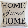 45x45cm Live Simple Cotton Linen Pillow Case Waist Cushion Cover Bags
