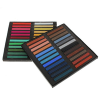 48 Colors Non-toxic Temporary Pastel Square Hair Chalks Dye