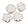 4PCS 3D Flower Floral Cookies Fondant Mold Cutter Biscuits Plunger Kitchen Bakeware