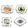 4pcs DIY Blessing Wedding Stainless Steel Cookie Cutters Biscuit Kitchen Mold Baking Pastry Tools