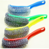 4Pcs Handle-held Hanging Removable Kitchen Cleaner Decontamination Steel Ball Brush