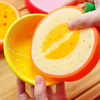 4Pcs Lovely Fruit Strong Decontamination Sponge Microfiber Washing Dishes Kitchen Tool