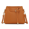 4PCS PU Leather Pure Color Crossbody Bag Clutch Wallet Card Holder