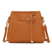 4PCS PU Leather Pure Color Crossbody Bag Clutch Wallet Card Holder