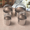 4pcs Stainless Steel Round Cookies Cut Cookies Molds with Handle
