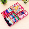 4PCS Storage Boxes Ties Socks Shorts Bra Underwear Divider Drawer Lidded Closet Home Organizer