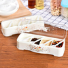 4Pcs Transparent Seasoning Boxes For Kitchen Condiment Bottle Container Kitchen Tool