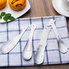 4pcs/lot Animal Stainless Steel Spoons Cartoon Giraffe Hippo Duck Whale Children Spoons Tableware