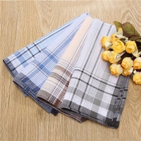 4x Mens Cotton Pocket Square Hanky Handkerchief 38x38cm