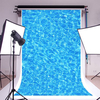 4x5ft Blue Swimming Pool Baby Photography Backgrounds Vinyl Photo Backdrops Prop