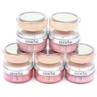 5 Colors EFOLAR Bright Blush BB Cream Makeup Blusher Mineral Powder Puff