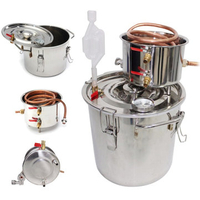 5 Gallon/20L Alcohol Moonshine Water Copper Home Stainless Alcohol Distiller