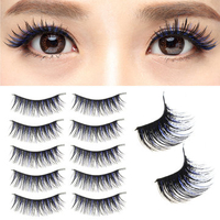 5 Pairs 100% Mink Hair Natural Thick False Eyelashes Eye Lashes Makeup Extension