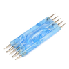 5 Pcs 2 Ways Marbleizing Nail Art Dotting Painting Pen