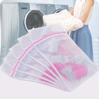 5 Pcs Mesh Net Laundry Bags Bra Lingerie Socks Underwear Washing Drying Bags