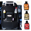 5 Styles Leather Car Storage Bag Multi-compartment Car Seat Storage Container Outdoors Hanging Bag