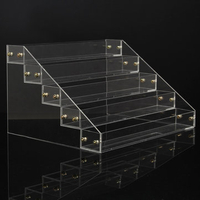 5 Tiers 40 Bottles Clear Acrylic Nail Polish Detachable Cosmetic Display Stand Rack Organizer