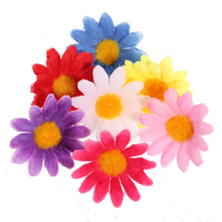 50 Pcs Sunflower Artificial Silk Flower Wedding Party Home Decor