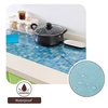 500cm PVC Kitchen Mosaic Wall Sticker Waterproof Aluminum Oil Self-Adhesive Bathroom Wallpaper