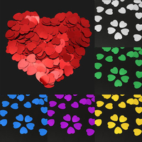500Pcs Heart Shape Plastic Resin Confetti Birthday Wedding Decoration Party Supplies