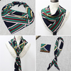 50*50CM Fashion Women Small Chiffon Square Scarf Printing Geometric Scarf Headband