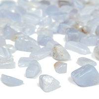 50g DIY Quartz Natural Blue Lace Agate Gravel Quartz Crystal